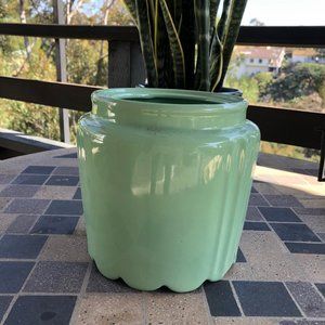 Round Lime Green Flower Pot/Planter